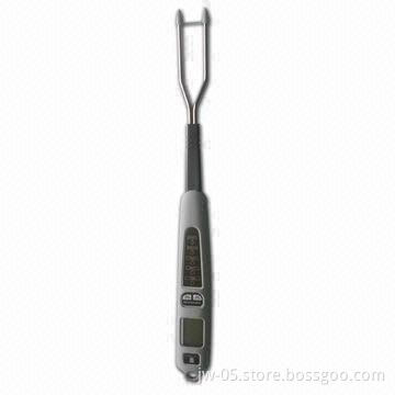 Digital Meat Thermometer with Built-in Three LED Light and Audible Temperature Alarm